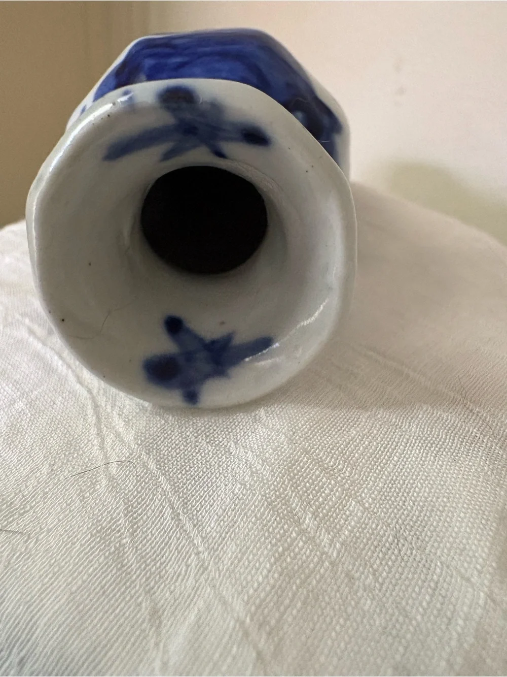 Blue & White Porcelain Mini Vase - Home Accents